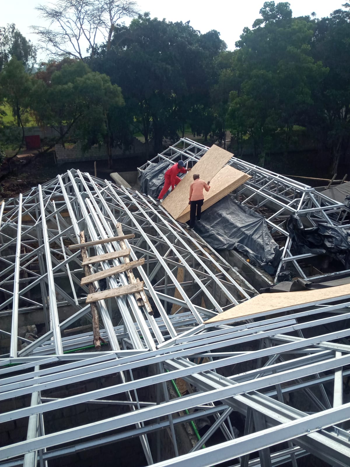 Foundation Footing Stage steel tie mesh excavation ground